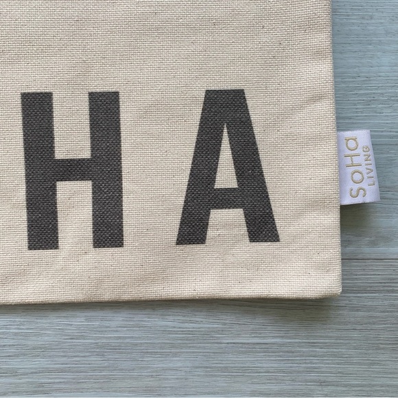 Soha Living canvas tote LIVE LOVE ALOHA - Picture 4 of 4